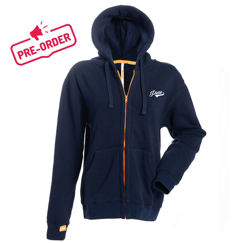 NEW hoodie navy adult rits authentic